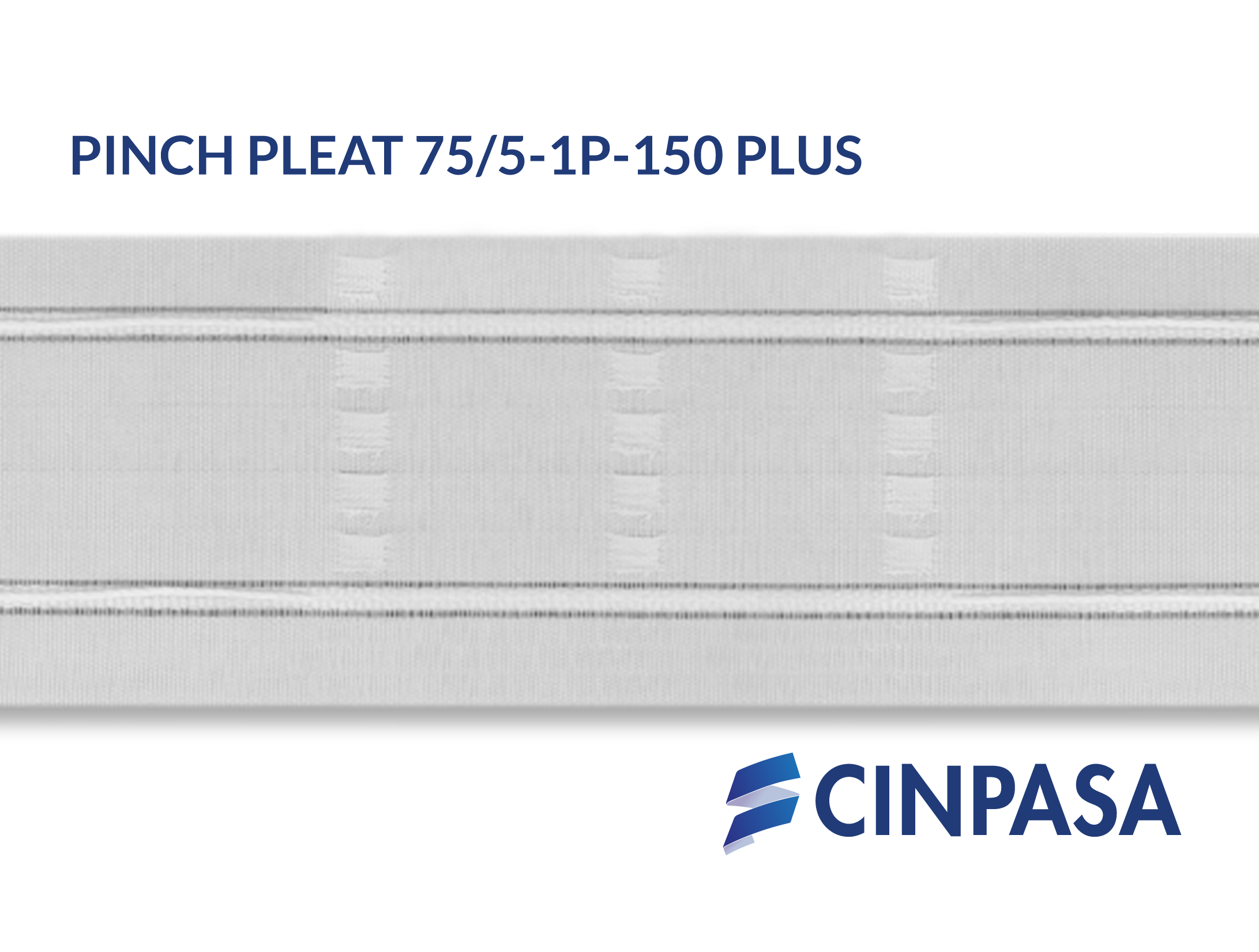  Cinta fruncidora Pinch Pleat 1 pliegue 